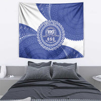 Queen Salote College 100th Anniversary Personalized Tapestry Est 1926 Kolisi Fefine Tongan Ngatu Pattern
