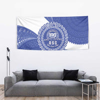 Queen Salote College 100th Anniversary Personalized Tapestry Est 1926 Kolisi Fefine Tongan Ngatu Pattern