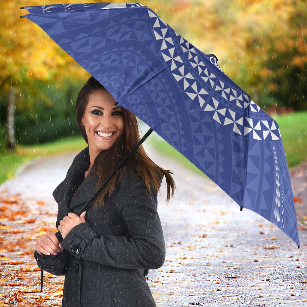 Queen Salote College 100th Anniversary Personalized Umbrella Est 1926 Kolisi Fefine Tongan Ngatu Pattern