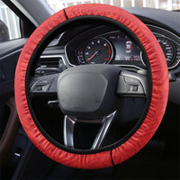 United States And Papua New Guinea Steering Wheel Cover USA Eagle With PNG Bird Of Paradise LT14 - Polynesian Pride