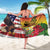 Personalised United States And Hawaii Sarong USA Eagle With Hawaiian Shark Tattoo