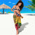 Personalised United States And Hawaii Sarong USA Eagle With Hawaiian Shark Tattoo