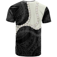 Black Polynesia Tribal Octopus Tattoo T Shirt Pikake Lei Polynesian Pattern