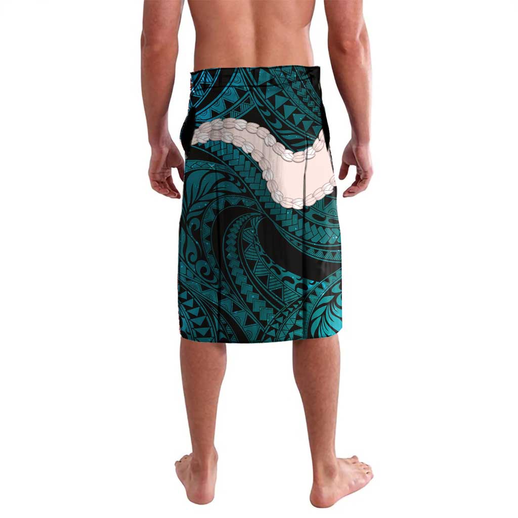 Teal Galaxy Polynesia Tribal Octopus Tattoo Lavalava Pikake Lei Polynesian Pattern