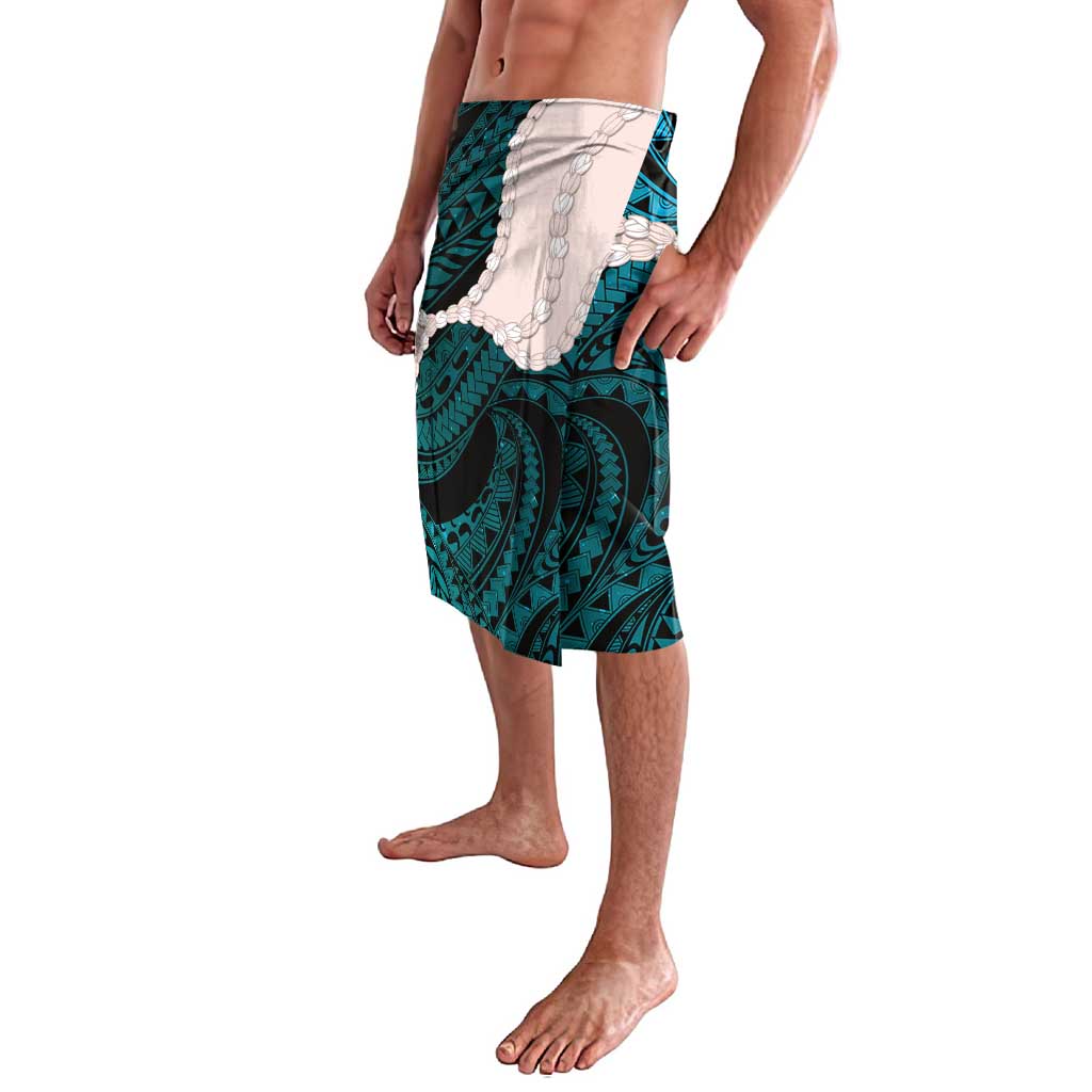 Teal Galaxy Polynesia Tribal Octopus Tattoo Lavalava Pikake Lei Polynesian Pattern