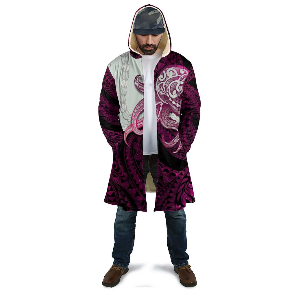 Pink Galaxy Polynesia Tribal Octopus Tattoo Cloak Pikake Lei Polynesian Pattern