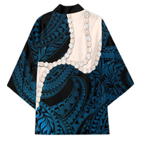 Blue Galaxy Polynesia Tribal Octopus Tattoo Kimono Pikake Lei Polynesian Pattern