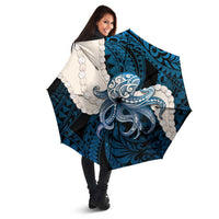 Blue Galaxy Polynesia Tribal Octopus Tattoo Umbrella Pikake Lei Polynesian Pattern