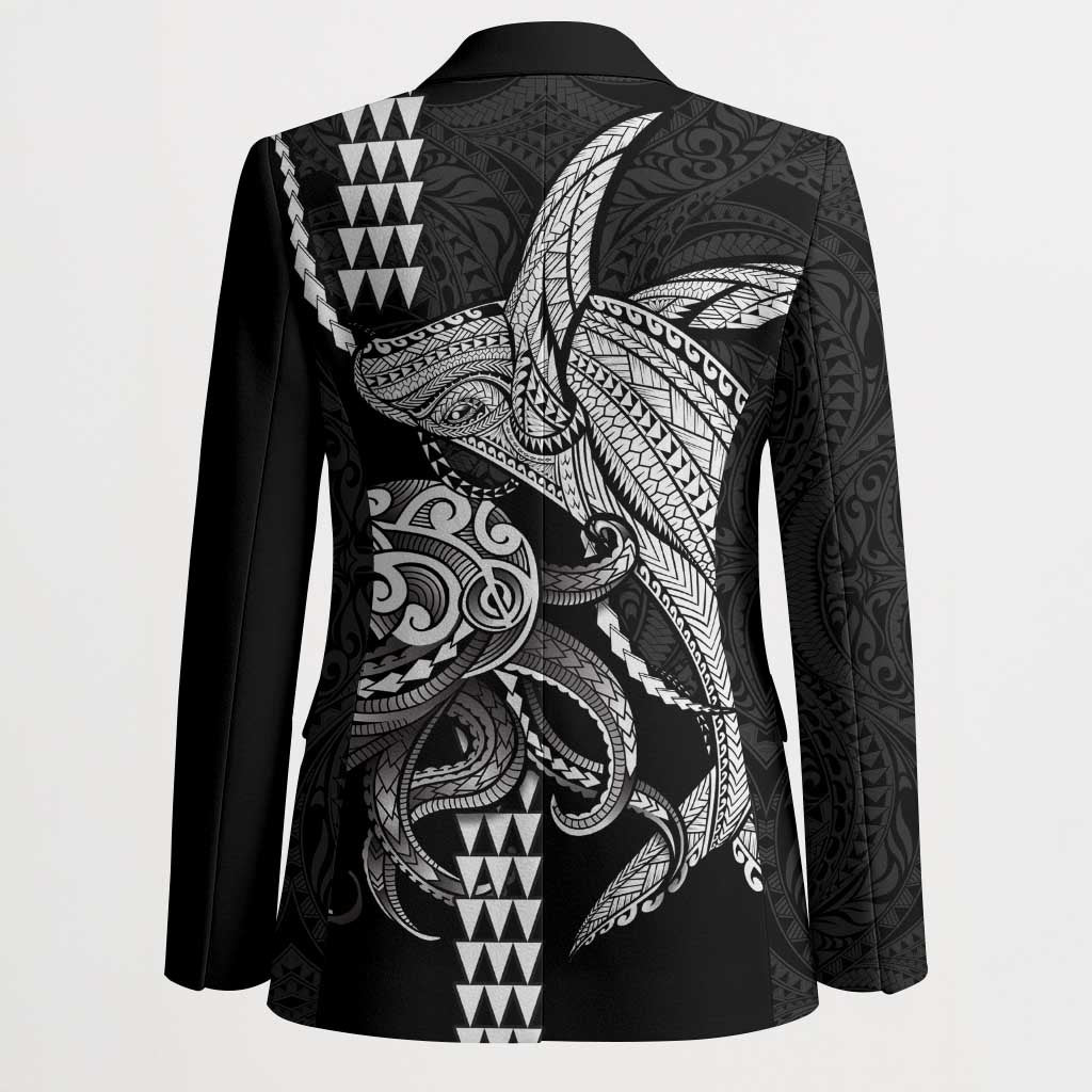 Kanaloa Aloha Hawaii Blazer Humpback Whale Octopus Tattoo Kakau Pattern