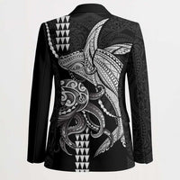 Kanaloa Aloha Hawaii Blazer Humpback Whale Octopus Tattoo Kakau Pattern