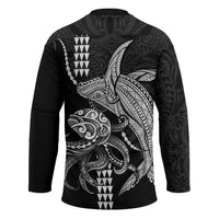 Kanaloa Aloha Hawaii Hockey Jersey Humpback Whale Octopus Tattoo Kakau Pattern