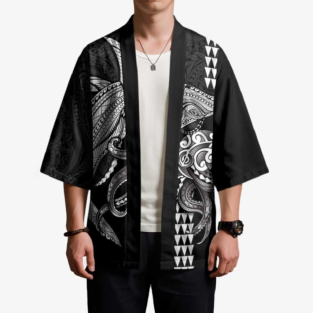 Kanaloa Aloha Hawaii Kimono Humpback Whale Octopus Tattoo Kakau Pattern