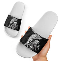 Kanaloa Aloha Hawaii Slide Sandals Humpback Whale Octopus Tattoo Kakau Pattern