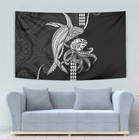 Kanaloa Aloha Hawaii Tapestry Humpback Whale Octopus Tattoo Kakau Pattern