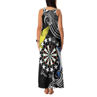 Personalised Cook Islands Darts Family Matching Tank Maxi Dress and Hawaiian Shirt Kuki Airani Tribal Pattern LT14 - Polynesian Pride