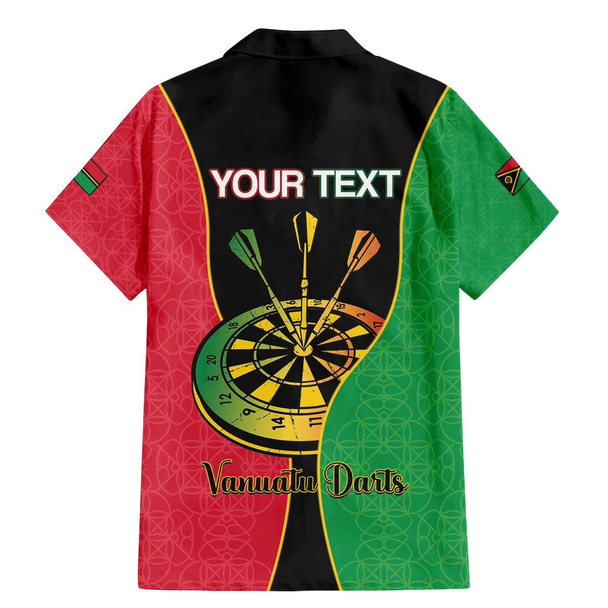 Personalised Vanuatu Darts Family Matching Mermaid Dress and Hawaiian Shirt Happiness Is A Tight Threesome Sand Drawing Art