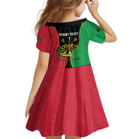 Personalised Vanuatu Darts Family Matching Off Shoulder Short Dress and Hawaiian Shirt Happiness Is A Tight Threesome Sand Drawing Art LT14 - Polynesian Pride
