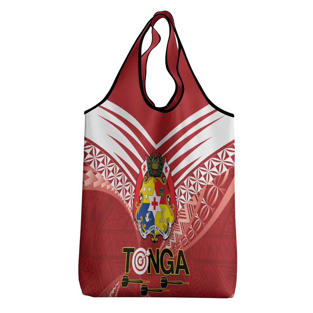Tonga Darts Grocery Bag Tongan Ngatu Pattern