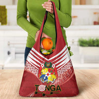 Tonga Darts Grocery Bag Tongan Ngatu Pattern