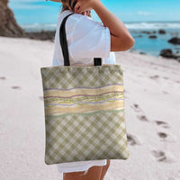 Khaki Palaka Hawaii Leis Elegant Vibes Tote Bag