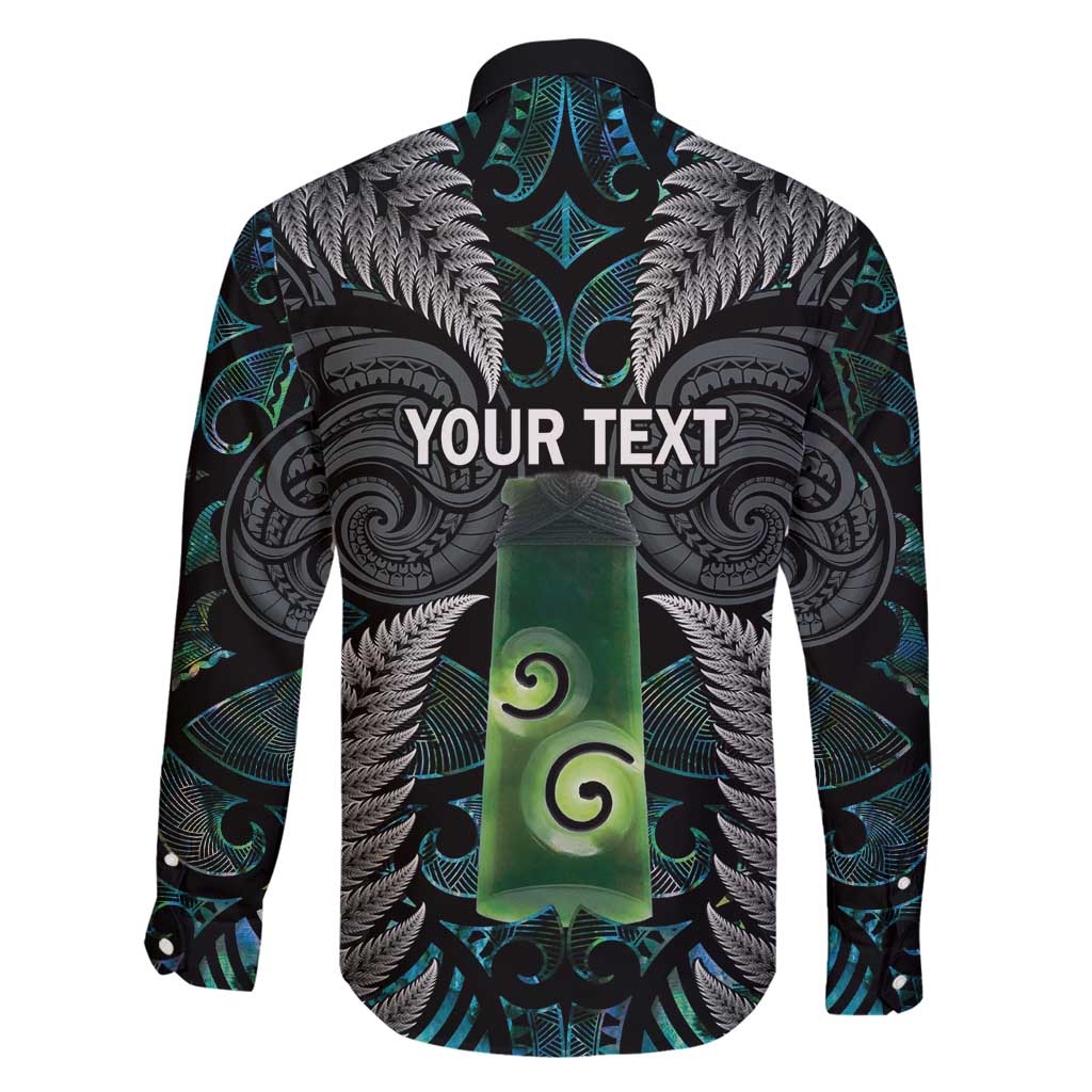Personalised New Zealand Toki Family Matching Off Shoulder Short Dress and Hawaiian Shirt Silver Fern Mix Aotearoa Maori Pattern LT14 - Polynesian Pride