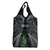 Personalised New Zealand Toki Grocery Bag Silver Fern Mix Aotearoa Maori Pattern