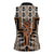 New Zealand Women Sleeveless Polo Shirt Maori Maripi Knife With Poutama Art