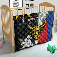 Personalised Philippines Carabao Quilt Filipino Sun Mix Sampaguita Flower LT14 - Polynesian Pride
