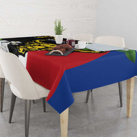 Personalised Philippines Carabao Tablecloth Filipino Sun Mix Sampaguita Flower