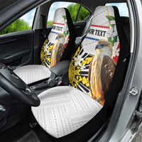 Personalised Philippines Eagle Car Seat Cover Filipino Sun Mix Sampaguita Flower LT14 - Polynesian Pride
