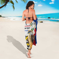Personalised Philippines Eagle Sarong Filipino Sun Mix Sampaguita Flower