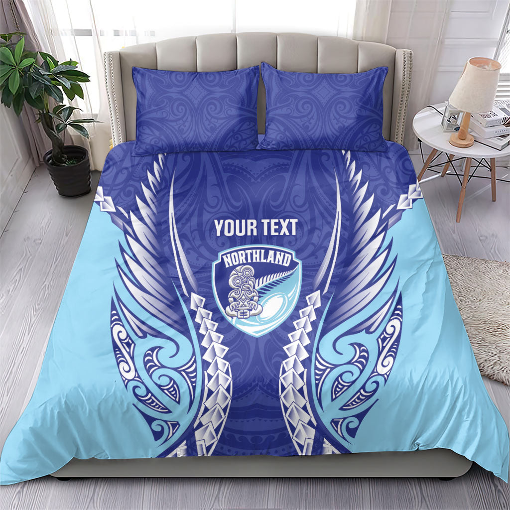 Northland 2026 Rugby Custom Bedding Set NZ Maori Silver Fern LT14 - Polynesian Pride