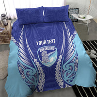 Northland 2026 Rugby Custom Bedding Set NZ Maori Silver Fern LT14 - Polynesian Pride