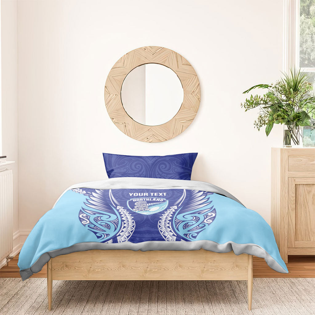 Northland 2026 Rugby Custom Bedding Set NZ Maori Silver Fern LT14 - Polynesian Pride