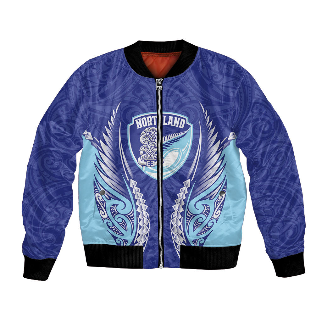 Northland 2026 Rugby Custom Bomber Jacket NZ Maori Silver Fern