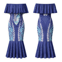 Northland 2026 Rugby Custom Couples Matching Mermaid Dress and Hawaiian Shirt NZ Maori Silver Fern LT14 - Polynesian Pride