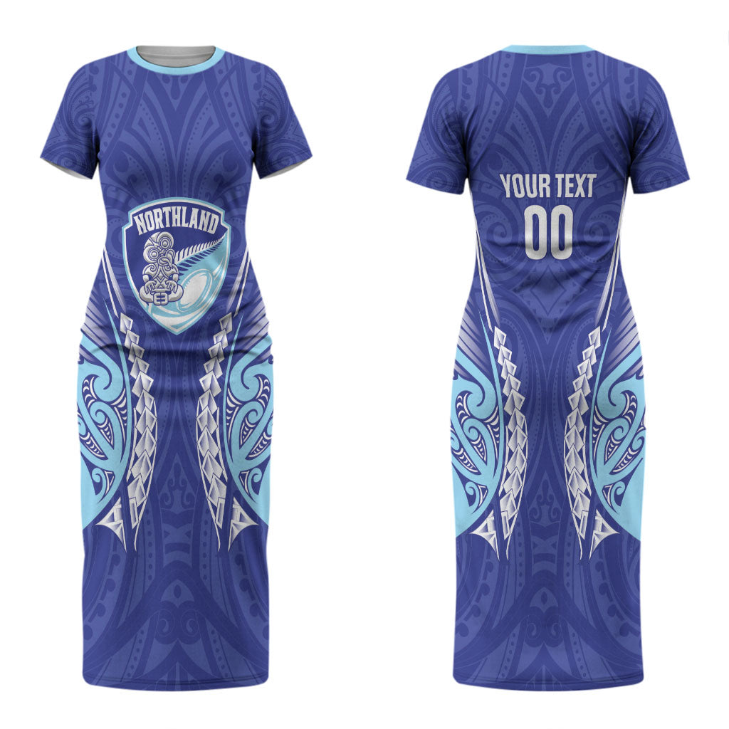 Northland 2026 Rugby Custom Couples Matching Short Sleeve Bodycon Dress and Hawaiian Shirt NZ Maori Silver Fern LT14 - Polynesian Pride