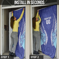 Northland 2026 Rugby Custom Door Cover NZ Maori Silver Fern LT14 - Polynesian Pride
