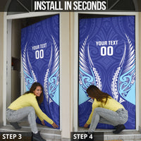 Northland 2026 Rugby Custom Door Cover NZ Maori Silver Fern LT14 - Polynesian Pride