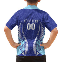 Northland 2026 Rugby Custom Family Matching Summer Maxi Dress and Hawaiian Shirt NZ Maori Silver Fern LT14 - Polynesian Pride