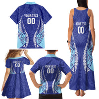 Northland 2026 Rugby Custom Family Matching Tank Maxi Dress and Hawaiian Shirt NZ Maori Silver Fern LT14 - Polynesian Pride
