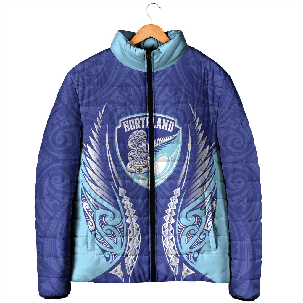 Northland 2026 Rugby Custom Padded Jacket NZ Maori Silver Fern