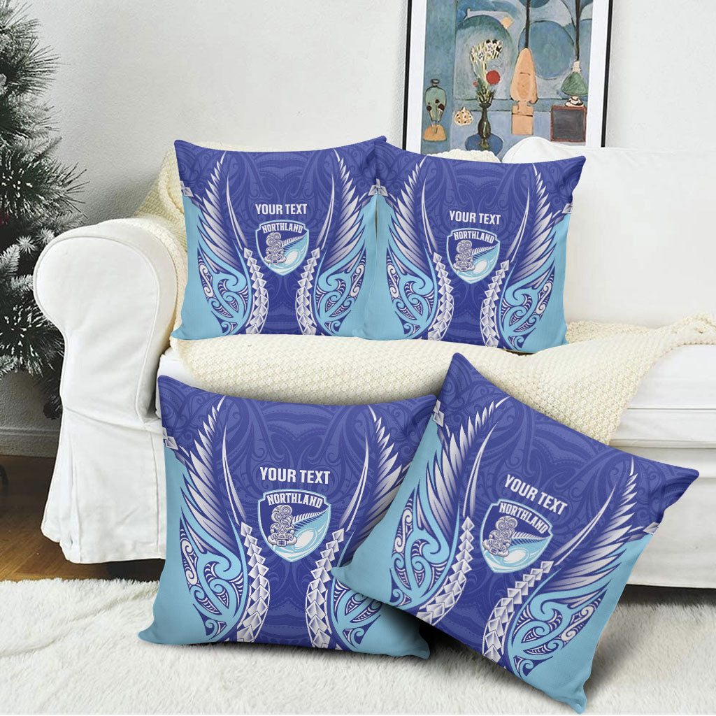 Northland 2026 Rugby Custom Pillow Cover NZ Maori Silver Fern LT14 - Polynesian Pride