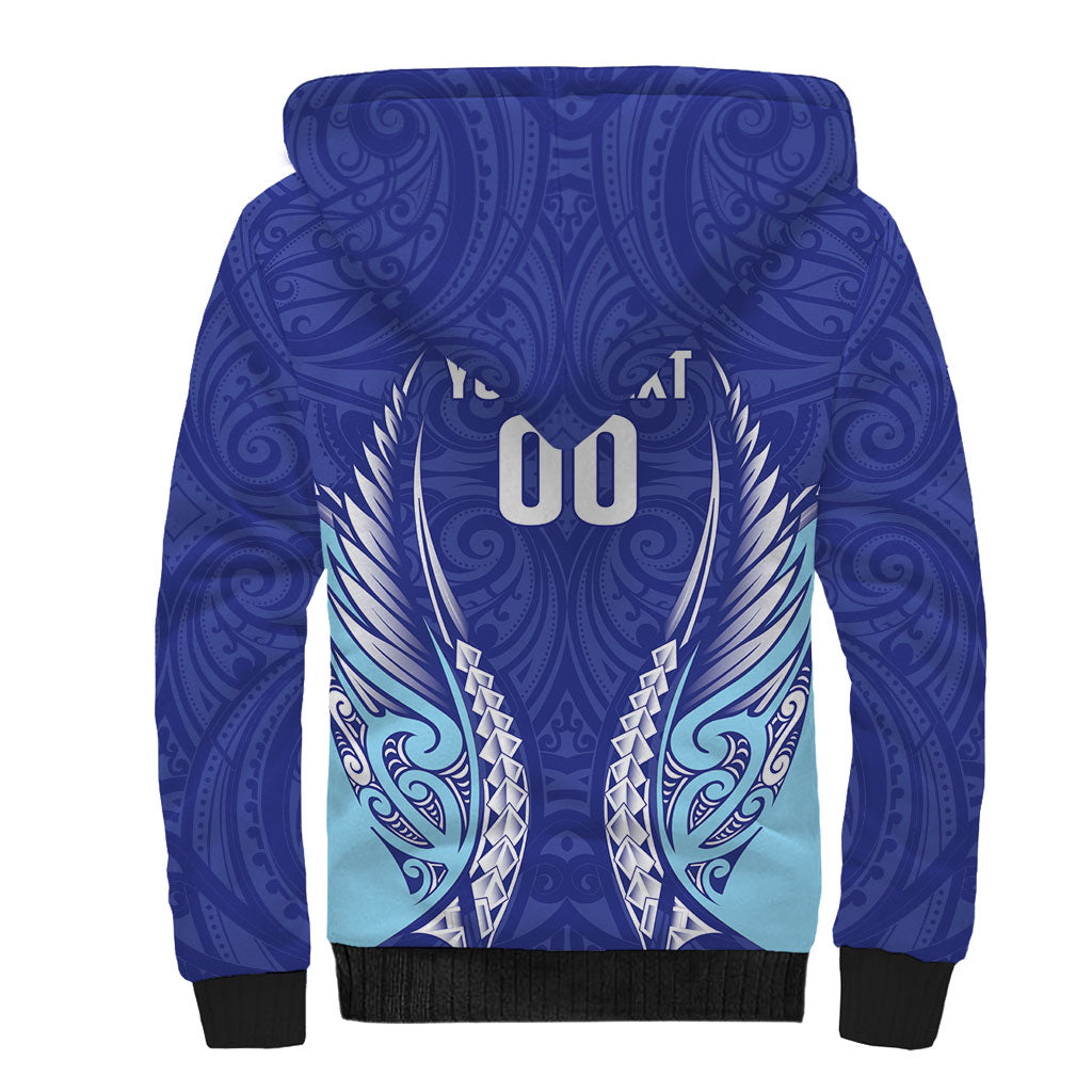 Northland 2026 Rugby Custom Sherpa Hoodie NZ Maori Silver Fern LT14 - Polynesian Pride