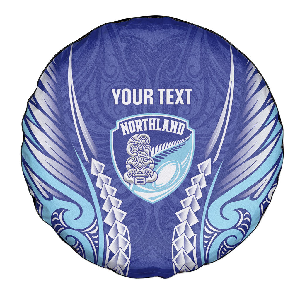 Northland 2026 Rugby Custom Spare Tire Cover NZ Maori Silver Fern LT14 - Polynesian Pride