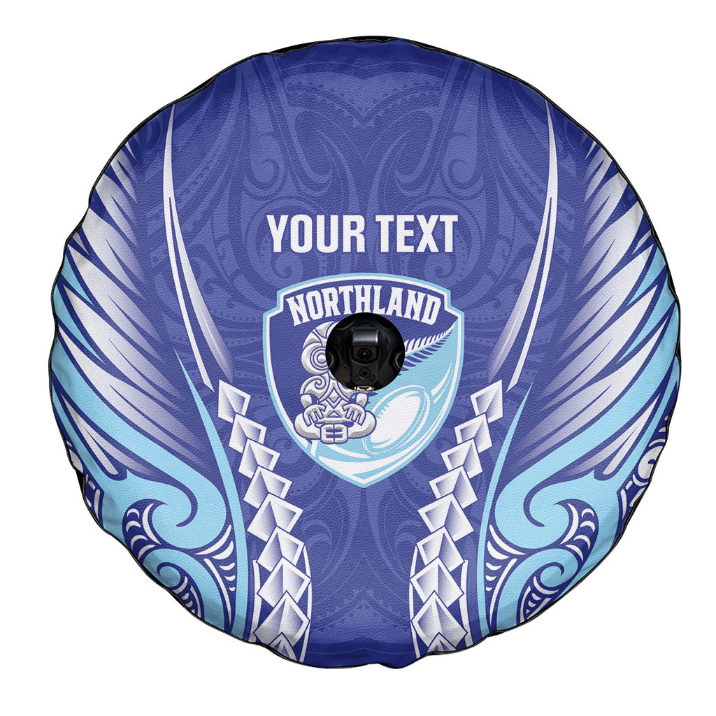 Northland 2026 Rugby Custom Spare Tire Cover NZ Maori Silver Fern LT14 - Polynesian Pride