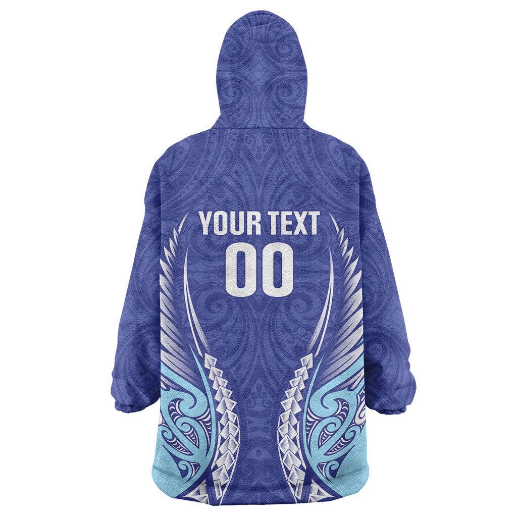 Northland 2026 Rugby Custom Wearable Blanket Hoodie NZ Maori Silver Fern LT14 - Polynesian Pride