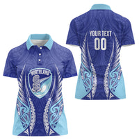 Northland 2026 Rugby Custom Women Polo Shirt NZ Maori Silver Fern