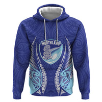 Northland 2026 Rugby Custom Zip Hoodie NZ Maori Silver Fern