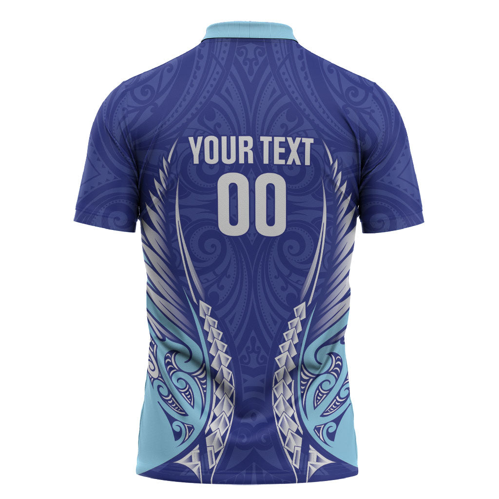 Northland 2026 Rugby Custom Zipper Polo Shirt NZ Maori Silver Fern LT14 - Polynesian Pride